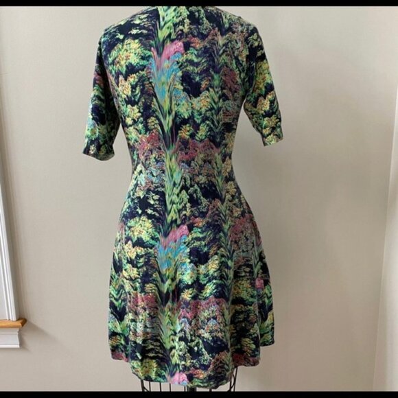 Kenzo Paris Dress Watercolor Green Small - Picture 2 of 9